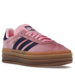 Adidas Gazelle Bold Pink Glow.  Size 8 but runs big.  Fits an 8.5